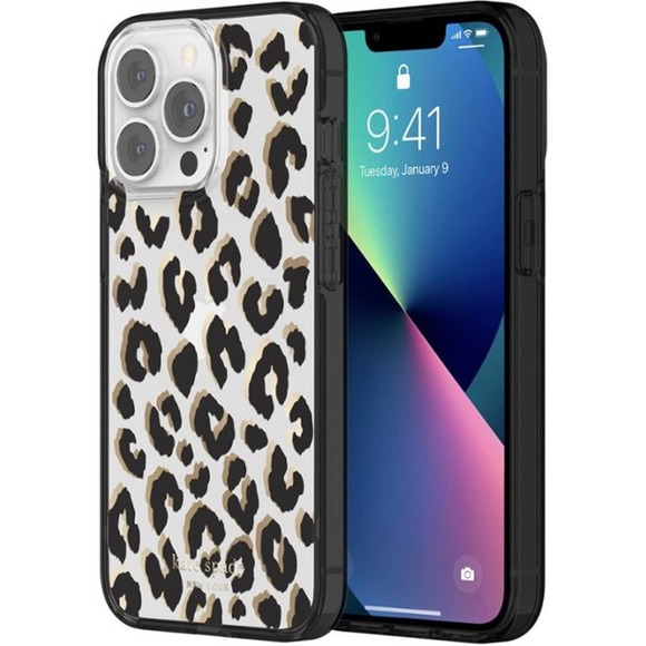 kate spade new york - Protective Hardshell Case for iPhone 13 Pro - Leopard - Picture 3 of 3